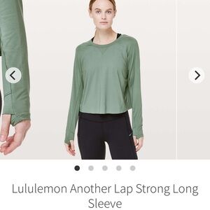 Lululemon another lap strong long sleeve